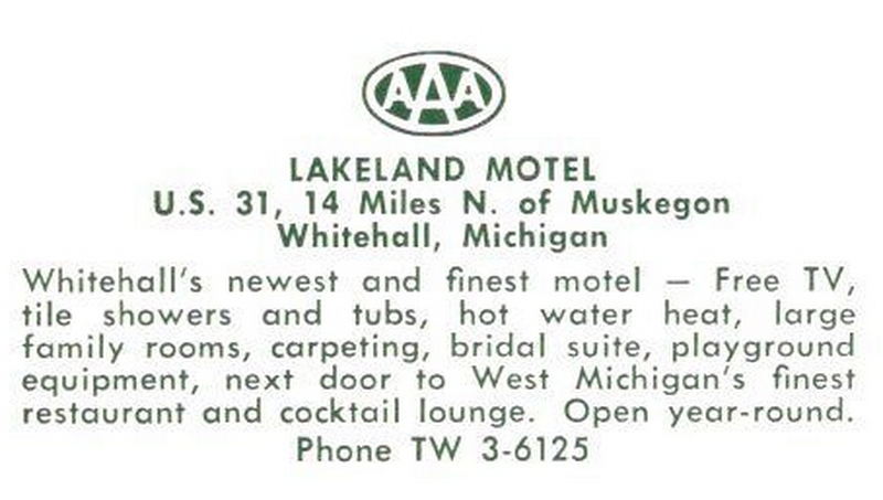 Lakeland Inn (Lakeland Motel, Lake-Land Motel) - Vintage Postcard
